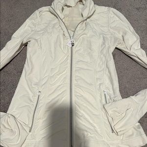 Lululemon white define jacket size 6 (older style)